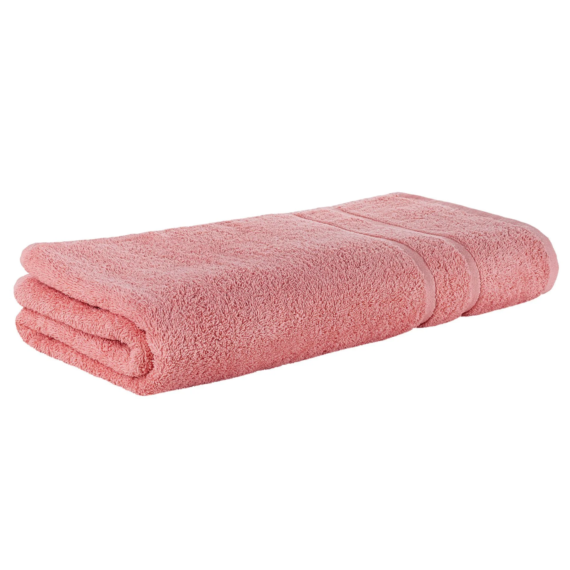 STICKANDSHINE Frottee-Handtücher – Farbe Lachs, 100% Baumwolle, 500 g/m²